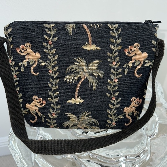 Doodle Bags brand - monkey  tapestry design shoulder bag. - Picture 2 of 3
